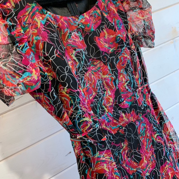 Eci New York | Swirl Patterned Dress - Picture 4 of 7